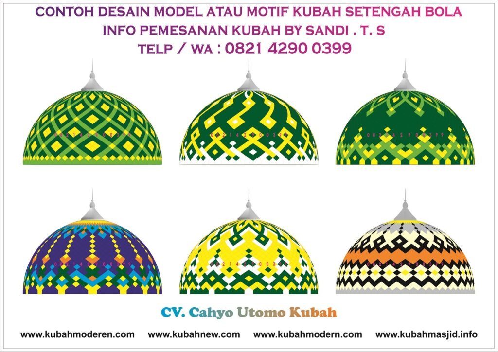 Motif Kubah Setengah Bola - 082142900399 motif kubah1